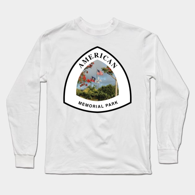 American Memorial Park trail marker Long Sleeve T-Shirt by nylebuss